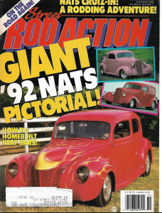 STREET ROD ACTION 1992 NOV - '92 NATS PICTORIAL, HOMEBUILT NERF BARS
